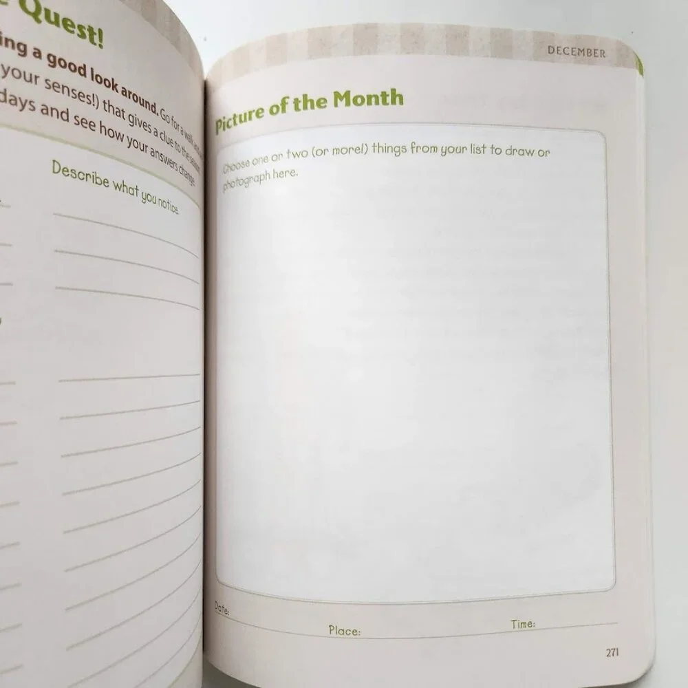 The Nature Connection Outdoor Workbook for Kids, Families, and Classrooms Clare